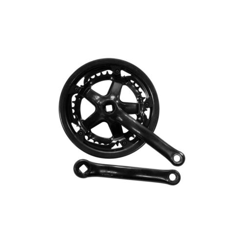 Jeu de chaînes doubles en acier ETC 170mm 48/40T Noir