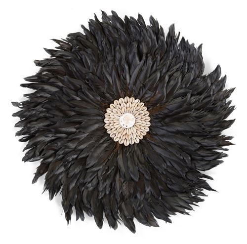 CHILDHOME Juju Feathers Decoration Murale 30 Cm Anthracite
