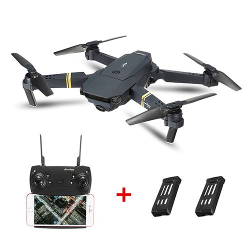 15€78 sur Drone RC Eachine E58 WIFI FPV avec caméra grand Angle 720P HD  pliable quadrirotor RTF avec 3 batteries - Autres - Achat & prix