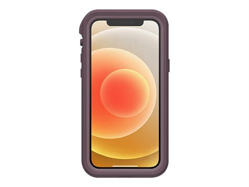 LifeProof Fre - Étui de protection étanche pour téléphone portable - 60 % de plastique recyclé - violet - pour Apple iPhone 12