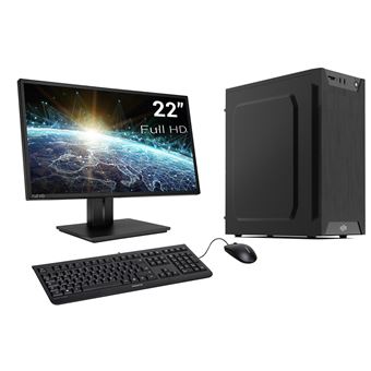 Pc Intel I7 9700 8go Ram Ddr4 480go Ssd 1to Hdd Wifi Cardreader Pack Pc De Bureau Unite Centrale Avec Moniteur Clavier Souris Et Win 10 Ordinateur De Bureau Achat Prix Fnac