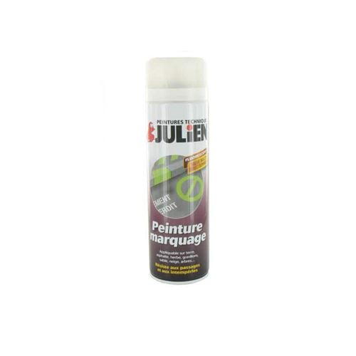 Peinture aérosol Julien marquage blanc 500ml