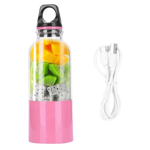 Presse-agrumes Électrique 500ML Fruits Légumes Tasse USB - Rose