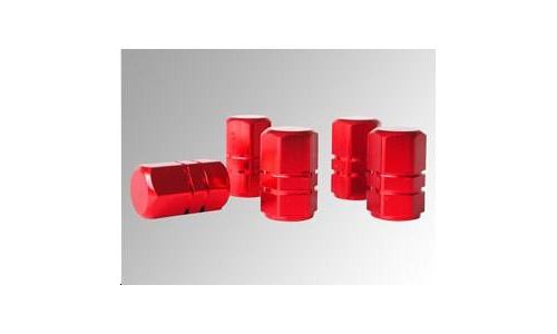 Eufab - Bouchons De Valve Aluminium Rouge
