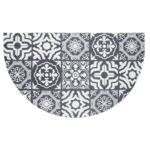 Paris Prix Gris Tapis D'entrée Demi-Lune "Lisbonne" 45X75cm