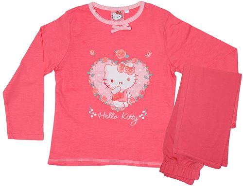 Hello Kitty pyjama coton rose foncé