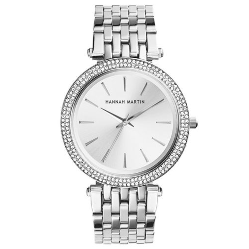 Montre à quartz HANNAH MARTIN Femme HM-1185A - Argent(40mm)
