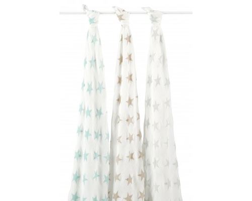Lot de 3 Maxi-langes Silky Soft Milky Way Aden et Anaïs
