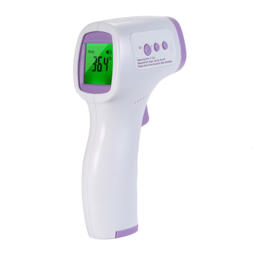Pistolet thermomètre infrarouge numérique sans contact avec écran LCD pour  front adulte et bébé