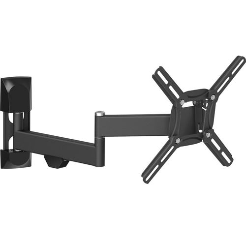 Barkan 2400 - Support - bras réglable - pour Téléviseur LCD/Téléviseur LCD incurvé - noir métallisé - Taille d'écran : 19-39 - montable sur mur