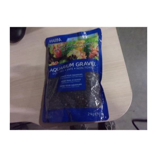 Meilleurs prix pour Marina gravier deco noir - 2 kg - pour aquarium