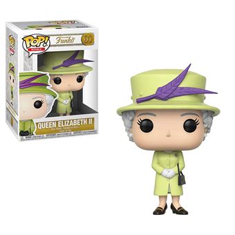 Figurine Funko Pop Royal Family Queen Elizabeth II Tenue verte