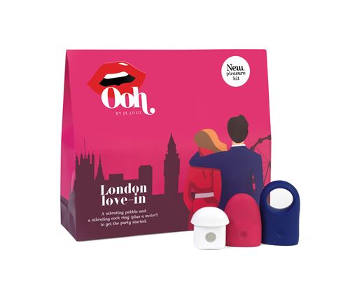 OOH BY JE JOUE London Kit - Coffret de 3 Objets Erotiques pour Jeux de Couple Coquins, Edition Limitée