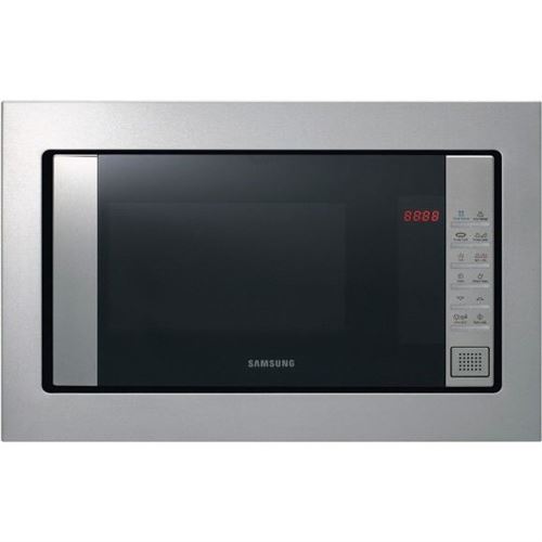 Samsung FG87SST - magnetron met grill - ingebouwd - roestvrij staal/zwart glas