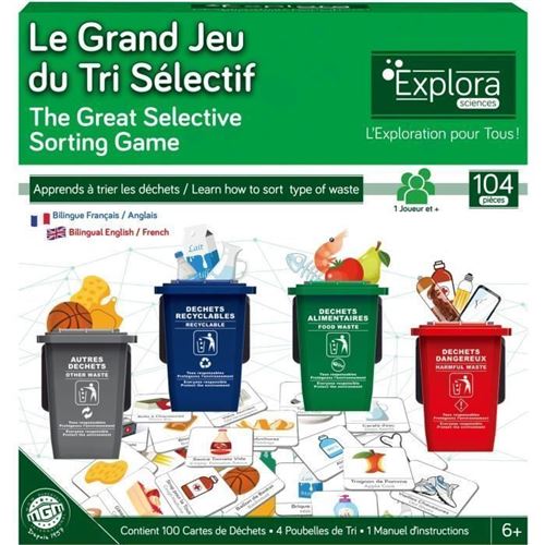 Explora J'Apprends Le Tri Selectif Easykado Multicolore