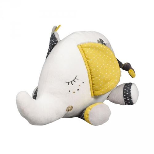 Doudou &eacute;l&eacute;phant moyen mod&egrave;le babyfan sauthon BWDD2