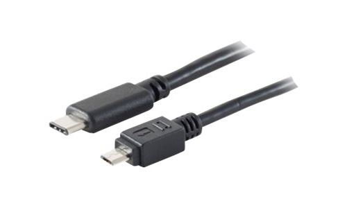 Shiverpeaks BASIC-S - Câble USB - USB-C (M) pour Micro-USB de type B - USB 2.0 - 1.8 m - moulé - noir