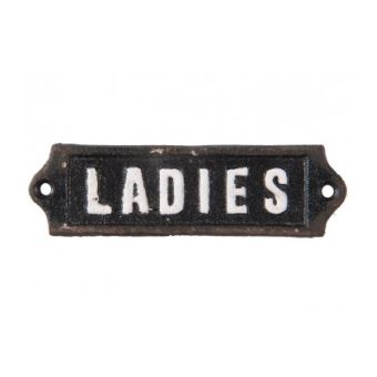Plaque De Porte Wc Signaletique Vintage Ladies Accessoires