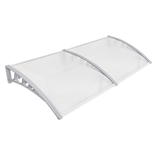 Auvent de Porte et Fenêtres Jeobest DIY 200x100 cm
