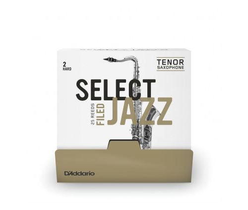 D'Addario RSF01ASX2H-B25 - Anches saxophone alto Select Jazz, française, force 2, boîte de 25