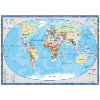 Puzzle 1000 Pièces Carte Du Monde Politique Schmidt Spiele