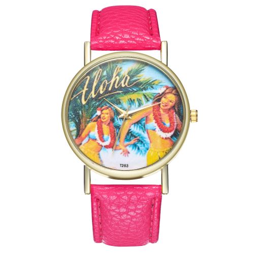 authentique nouveau style rétro dames suisses aristocratiques tendance à la main montre à quartz femme T283-ARoseCamine