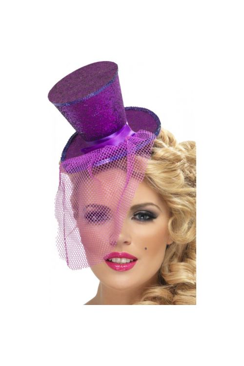 Mini chapeau fever violet
