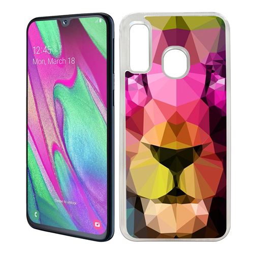 Coque pour Samsung Galaxy A40 -  Lion Geometrique