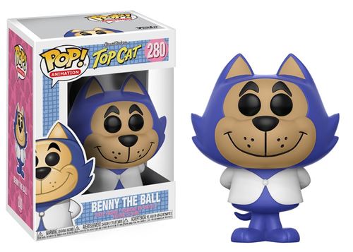Funko 13660 Pop Hanna Barbera Vinyle Benny the Ball + Pop Protector
