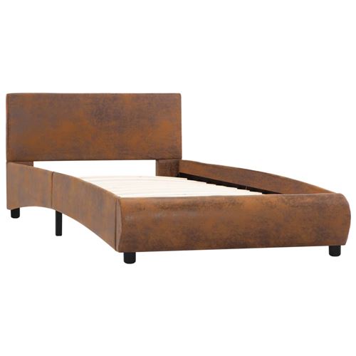 Cadre de lit Marron Similicuir 100 x 200 cm