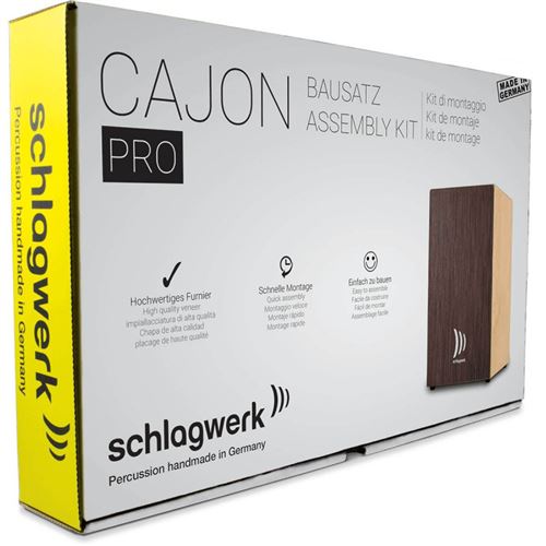 SCHLAGWERK CBA3SW - Kit de montage Cajon Pro - Wengé