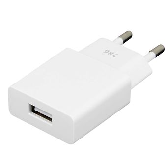 Chargeur USB Secteur Universel 2.1A + Câble USB type C Charge & Synchro Blanc Chargeur USB Secteur Universel 2.1A + Câble USB type C Charge & Synchro Blanc