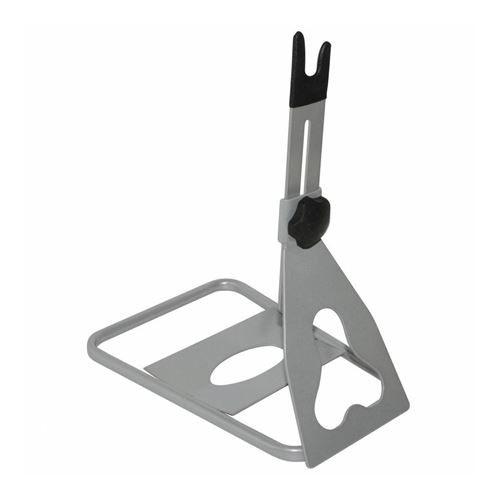 Presentoir-support 1 velo fixation reglable sur roue arriere 20 a 29 gris
