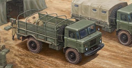 Russian Gaz-66 Light Truck I - 1:35e - Trumpeter