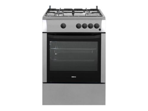 Beko Csg62010fx Cuisiniere Pose Libre Largeur 60 Cm