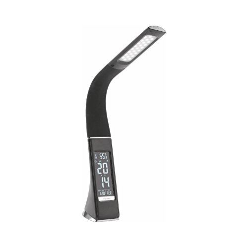 Paul neuhaus 3 niveaux touch lampe de led avec réveil horloge en temps calendrier 350lm 4590-18