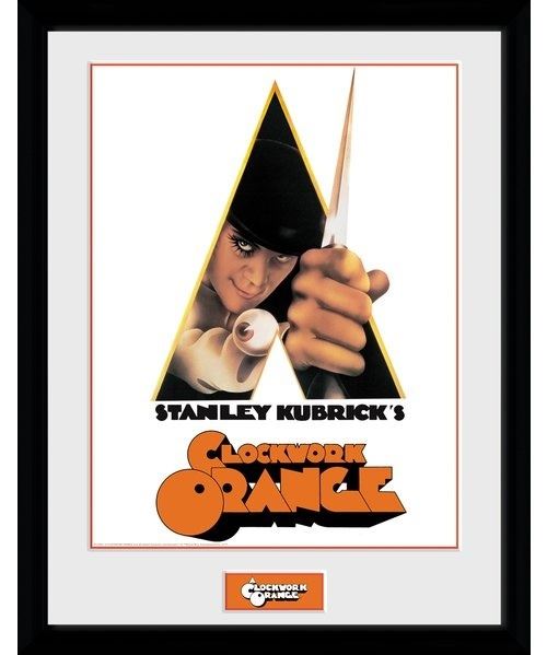 GB Eye affiche dans le cadre Clockwork Clé orange Art 30 x 40 cm