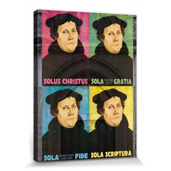 Martin Luther Poster Reproduction Sur Toile, Tendue Sur Châssis - Solus ...