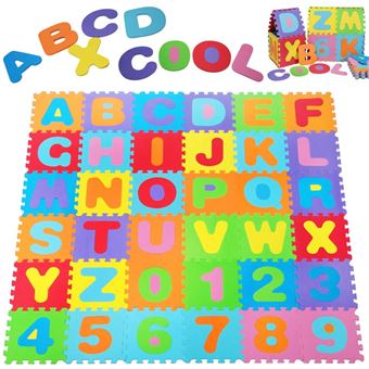 Puzzle Tapis Mousse Dilusso 36pcs Bebe Alphabet Et Chiffres 32x32 Cm Multicolore Achat Prix Fnac Puzzle Tapis Mousse Dilusso 36pcs Bebe Alphabet Et Chiffres 32x32 Cm Multicolore Achat Prix Fnac