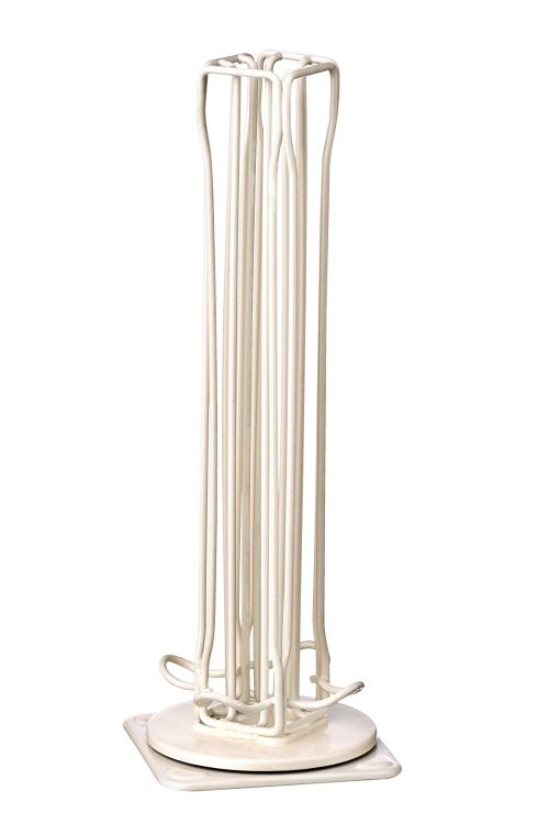 Premier Housewares 0508288 Porte-Capsule de Café en Métal Rotatif Crème