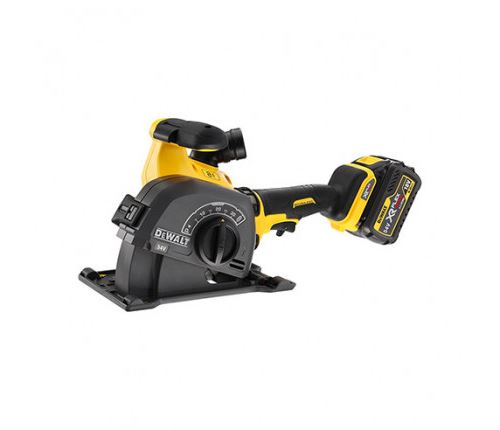 Rainureuse à Béton Xr Flexvolt 54V 2X2Ah Li-Ion Brushless 125 Mm avec Coffret Tstak Dewalt