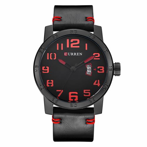 Montre Homme Quartz Noir+Noir Sport CURREN 8254