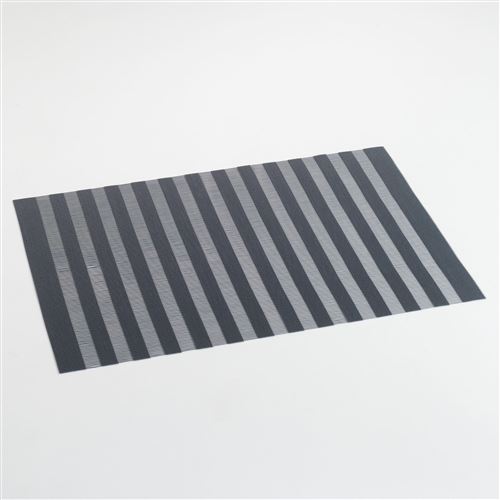 Set de table 30 x 45 cm pvc ajoure garden Anthracite