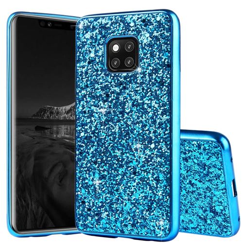 Coque en TPU hybride flash bleu pour votre Huawei Mate 20 Pro