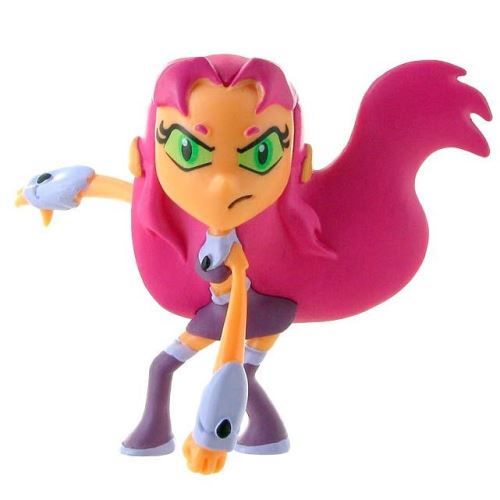 COMANSI - DC Comics Teen Titans Go! Figure de Jeu Starfire Rose 7 cm