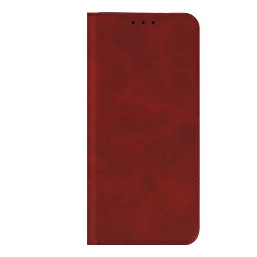 Étui pour Samsung Galaxy S21 Plus Portefeuille Support Vidéo Fermeture Magnétique rouge