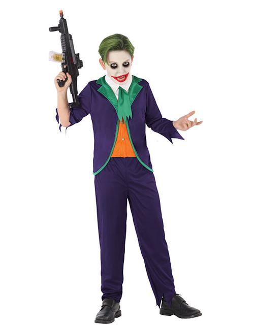 Déguisement pour Enfants 112681 Clown Joker (3 Pcs) - 7-9 Ans