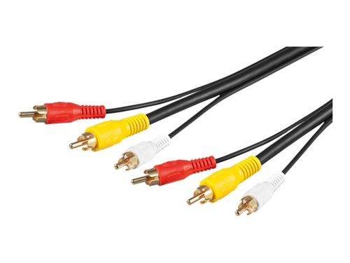 goobay câble vidéo/audio - 5 m