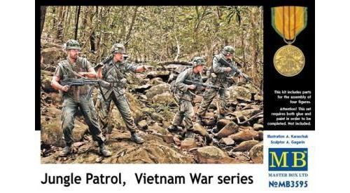 Jungle Patrol, Vietnam War Series - 1:35e - Master Box Ltd.