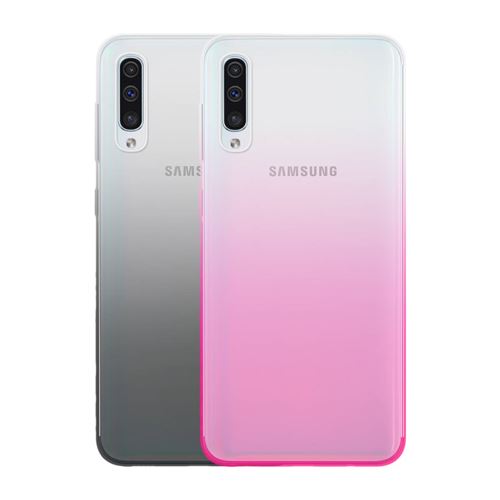 Pack de 2 coques semi-rigides Colorblock pour Samsung Galaxy A50 A505